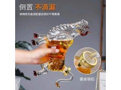 河间华企生产十二生肖酒瓶抬头牛玻璃艺术泡酒瓶1000ml图3